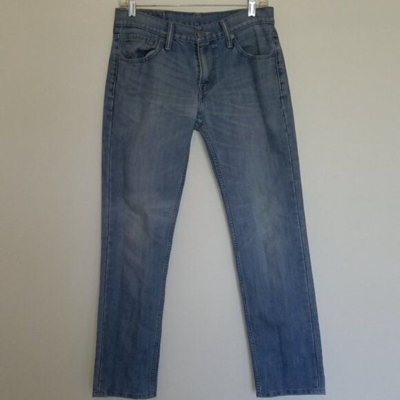 Levi's 511 Jeans Straight Leg Denim Light Blue Men's 30 x 30 - Picture 8 of 14
